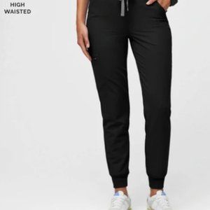 Figs High Waisted Black Joggers